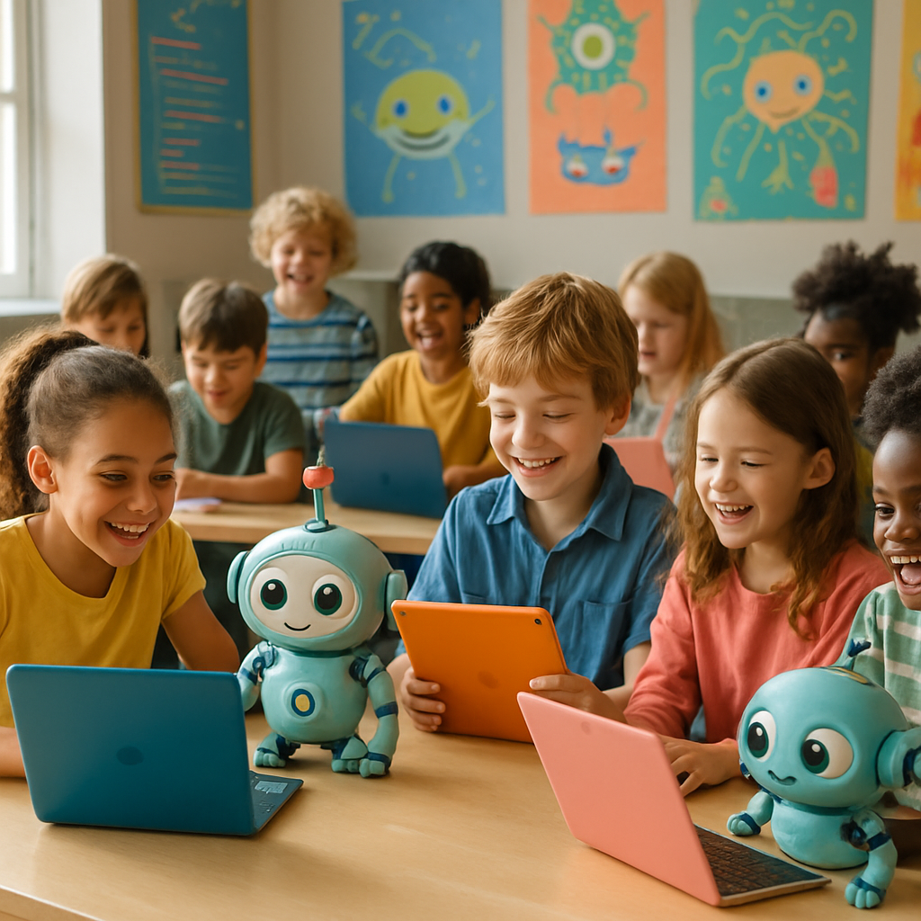 Colorful coding platform for kids
